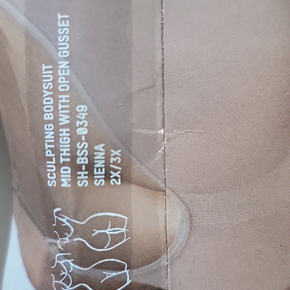 NEW SKIMS Sculpting Bodysuit - Sienna. SZ 2X/3X Chart In Photo - Picture 3 of 7